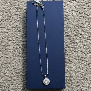 Touchstone Crystal Silver Necklace